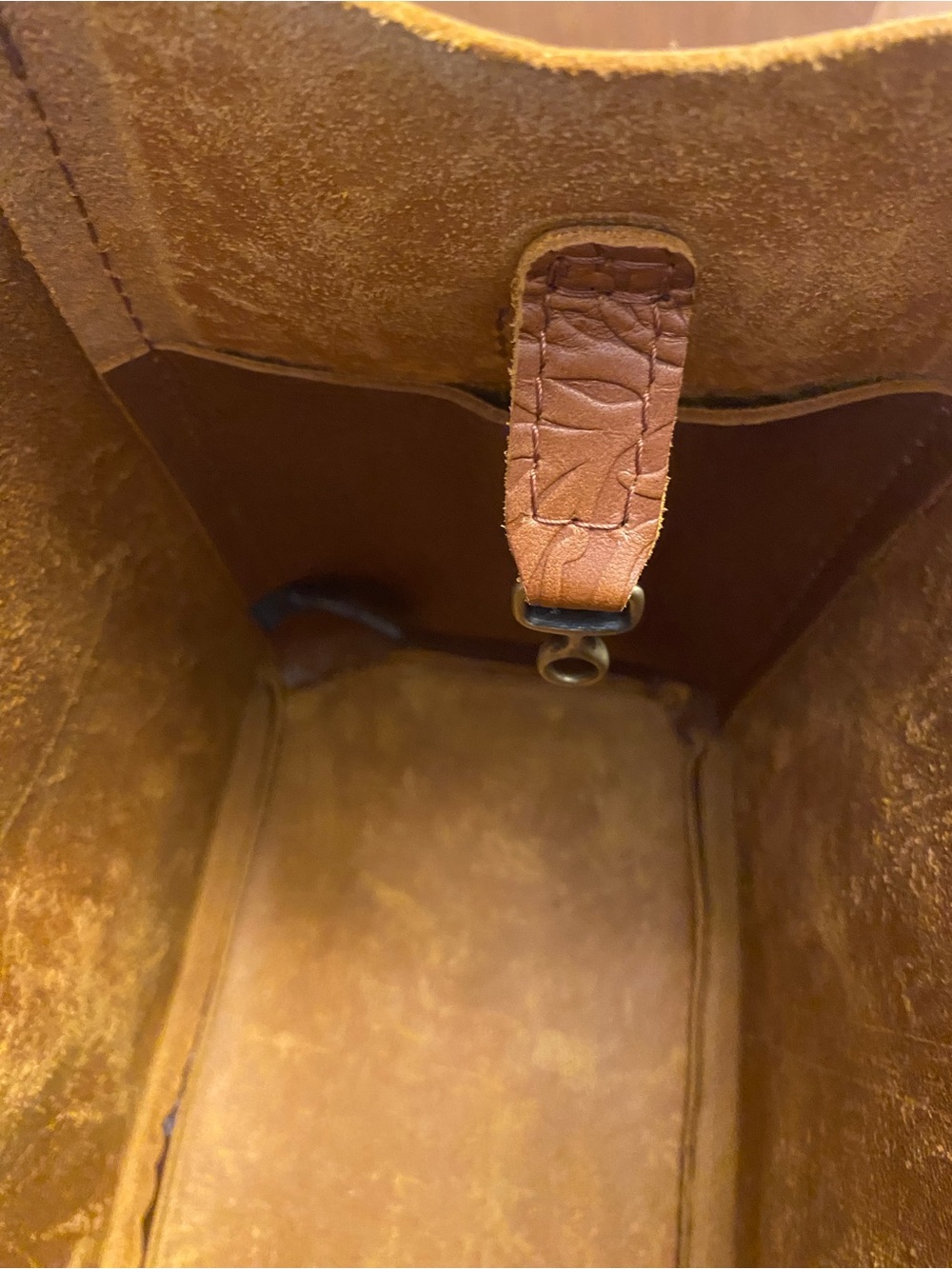 Portland Leather Goods Meadow Butterfly Bucket Bag - Picture 9 of 9
